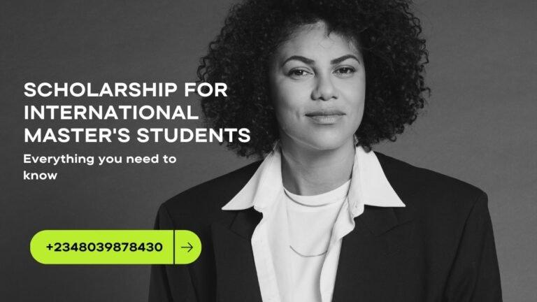 Scholarships for International Master's Students