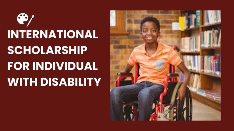 INTL SCHOLARSHIPS FOR DISABILITIES