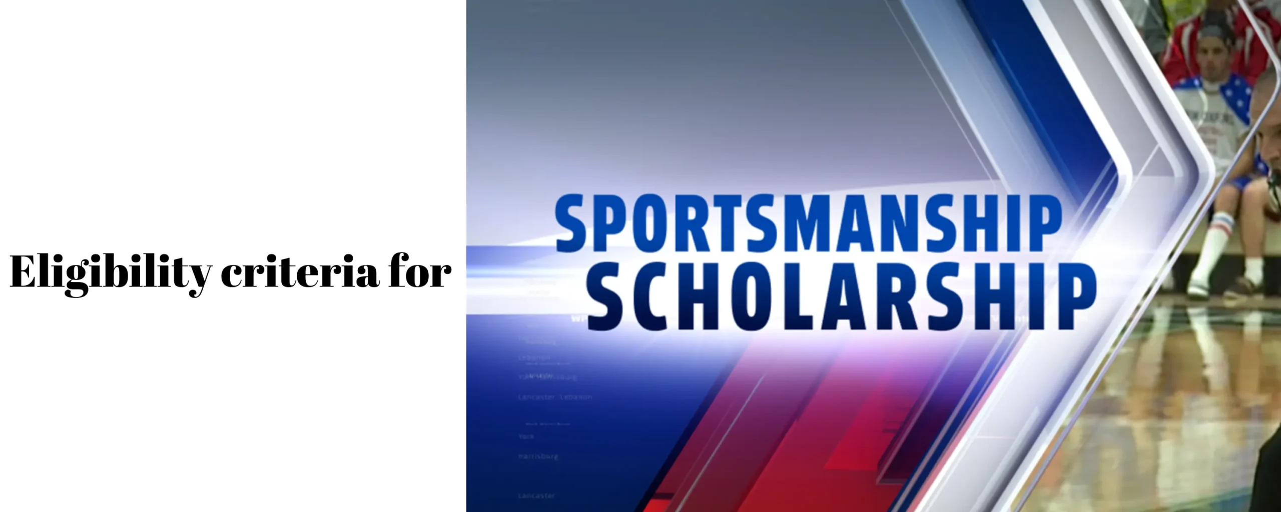 Compete with Class" Sportsmanship Scholarship